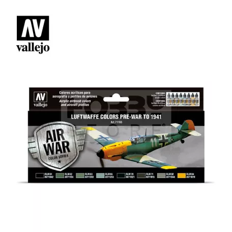 Vallejo Model Air - Luftwaffe colors pre-war to 1941 - festékszett 71165