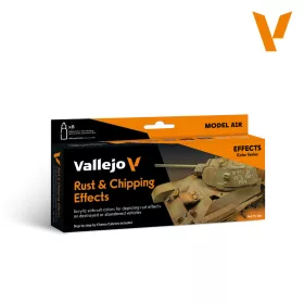   Vallejo Effect Color Series-Rust & Chipping festékszett 71186V