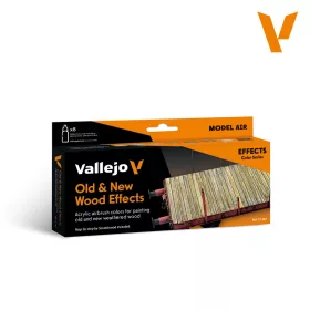 Vallejo Old & New Wood Effects festékszett 71187V