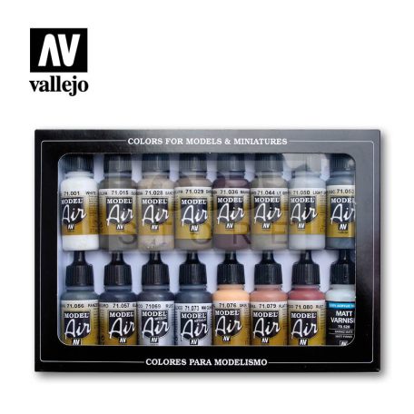 Vallejo Model Air -Weathering Colors - festékszett 71194
