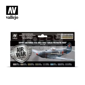   Vallejo Model Air - Soviet Air Force VVS 1943 to 1945 “Great Patriotic War” - festékszett 71198
