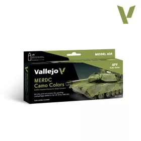 Vallejo Model Air - MERDC Camo Colors - festékszett 71202V