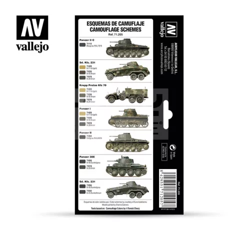 Vallejo Model Air - German Colors 1927-1941 - festékszett 71205