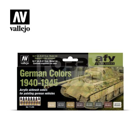 Vallejo Model Air -German Colors 1940-1945 - festékszett 71206