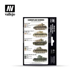 Vallejo Model Air -DAK Colors 1941-1944 - festékszett 71207