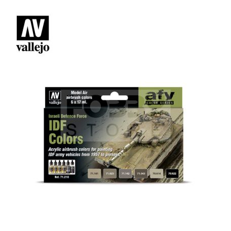 Vallejo Model Air -IDF Colors - festékszett 71210