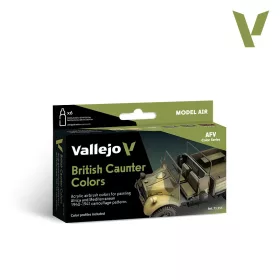  Vallejo Model Air -British Caunter Colors - festékszett 71211V