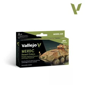 Vallejo Model Air -MERDC Desert Colors - festékszett 71212V