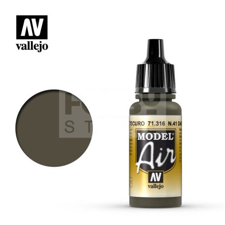 Vallejo Model Air N41 Dark Olive Drab akrilfesték 71316V