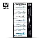 Vallejo Model Air -Soviet/Russian colors Su-27 “Flanker” from 80’s to present - festékszett 71602