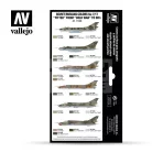 Vallejo Model Air -Soviet/Russian colors Su-7/17 “Fitter” from “Cold War” to 90’s - festékszett 71604