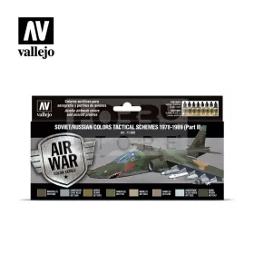   Vallejo Model Air -Soviet/Russian colors Tactical Schemes 1978-1989 (Part II) - festékszett 71608