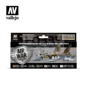   Vallejo Model Air - Soviet-Russian colors Tactical Schemes 1960-2000 (Part I) - festékszett 71609
