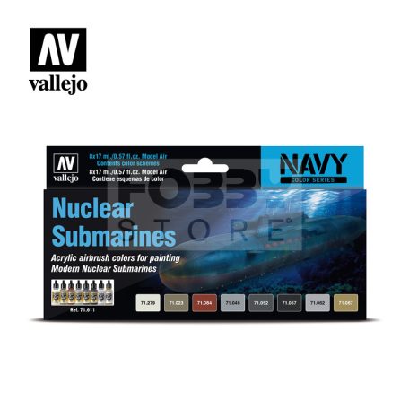 Vallejo Model Air - Nuclear Submarines - festékszett 71611