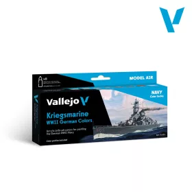  Vallejo Model Air - Kriegsmarine WWII German Colors - festékszett 71615