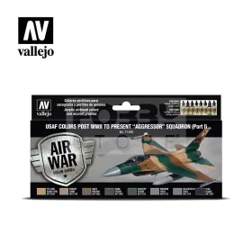   Vallejo Model Air - USAF colors post WWII to present “Aggressor” Squadron (Part I) - festékszett 71616