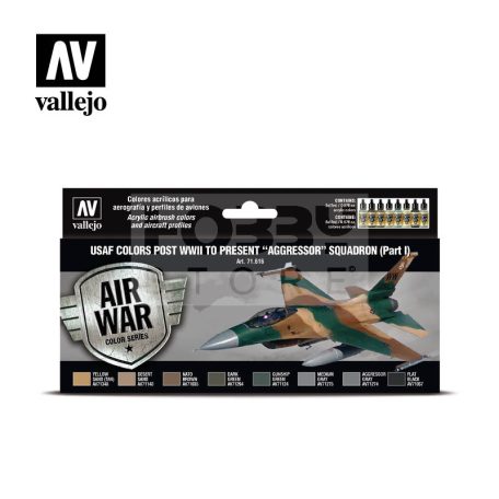 Vallejo Model Air - USAF colors post WWII to present “Aggressor” Squadron (Part I) - festékszett 71616
