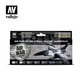   Vallejo Model Air - USAF colors post WWII to present “Aggressor” Squadron (Part II) - festékszett 71617