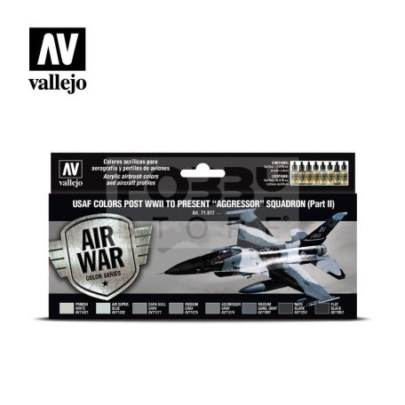 Vallejo Model Air - USAF colors post WWII to present “Aggressor” Squadron (Part II) - festékszett 71617