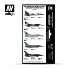 Vallejo Model Air - USAF colors post WWII to present “Aggressor” Squadron (Part II) - festékszett 71617