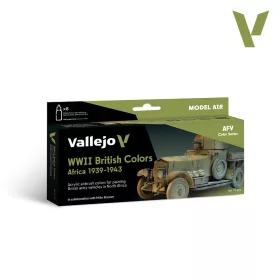   Vallejo Model Air - WWII British Colors Africa 1939-1943 - festékszett 71622V