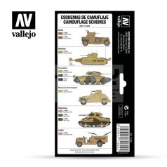   Vallejo Model Air - WWII British Colors Africa 1939-1943 - festékszett 71622