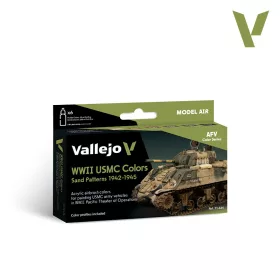  Vallejo Model Air - WWII USMC Colors Sand Patterns 1942-1945 - festékszett 71624V