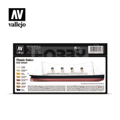 Vallejo Model Air -Titanic Colors - festékszett 71646