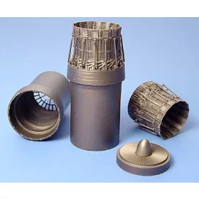   Aires F-15C exhaust nozzles - late version Für Hasegawa Bausatz. - hajtómű-fúvócsövek, késői változat