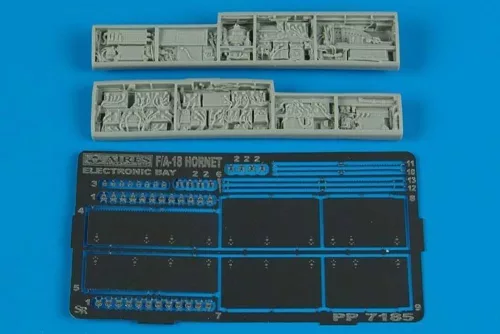 Aires F/A-18 Hornet electronic bay für Hasegawa Bausatz - elektronikai rekesz