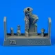 Aerobonus German Luftwaffe Pilot WWII f.Bf 109 lat late version – figura makett