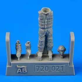   Aerobonus Germa Luffwaffe Pilot WWII with life jac – figura makett