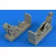 Aerobonus US Navy Pilot & Operator w.ejection seat f. F14A/B Tomcat f.Hasegawa/Fujimi – figura makett