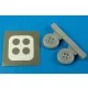 Aires Hurricane wheels & paint masks for Hasegawa kit - kerekek festőmaszkkal