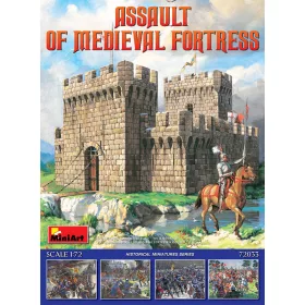   MiniArt Assault of Medieval Fortress – 1:72 épület makett