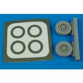   Aires TBM Avenger wheel  & paint masks Für Hasegawa Bausatz - kerekek festőmaszkkal