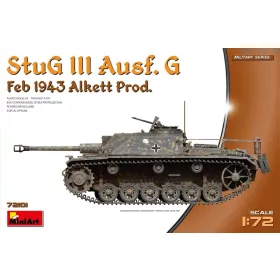   MiniArt StuG III Ausf. G  Feb 1943 Prod – 1:72 harcjármű makett