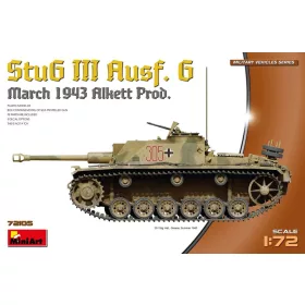   MiniArt StuG III Ausf. G  March 1943 Prod. – 1:72 harcjármű makett