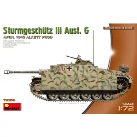   MiniArt StuG III Ausf. G  April 1943 Prod. – 1:72 harcjármű makett