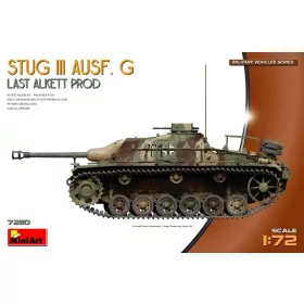   MiniArt StuG III Ausf. G  Last Alkett Prod – 1:72 harcjármű makett