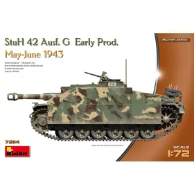   MiniArt StuH 42 Ausf. G  Early Prod – 1:72 harcjármű makett