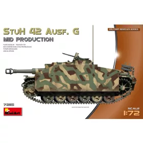   MiniArt StuH 42 Ausf. G  Mid Prod – 1:72 harcjármű makett