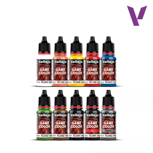 Vallejo Fantasy - Game Color Starter Value Set festékszett 72215V