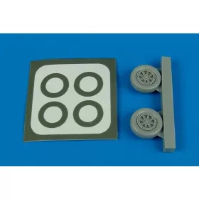   Aires A-1H Skyraider (NAVY) wheels für Hasegawa Bausatz - kerekek