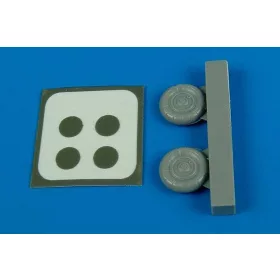   Aires Bf 109G-10/K wheels & paint masks - kerekek festőmaszkkal