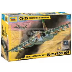   Zvezda Soviet Attack Aircraft SU-25 Frogfoot makett 1:72 (7227Z)