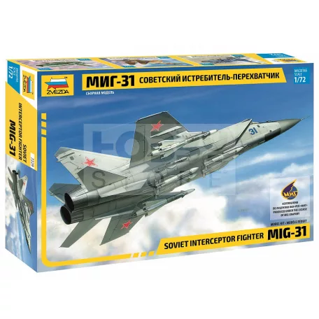Zvezda MIG-31 Soviet Interceptor makett 1:72 (7229Z)