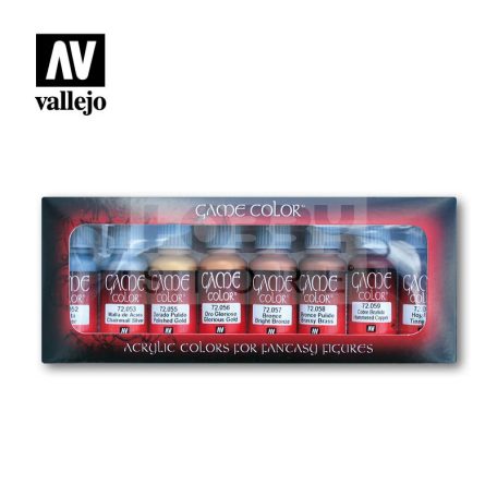 Vallejo Game Color - Mettalic Colors Paint Set - festékszett 72303