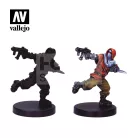 Vallejo Cyberpunk Combat Zone festékszett + Exclusive figura 72307