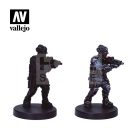 Vallejo Cyberpunk  Lawmen festékszett + Exclusive figura 72308